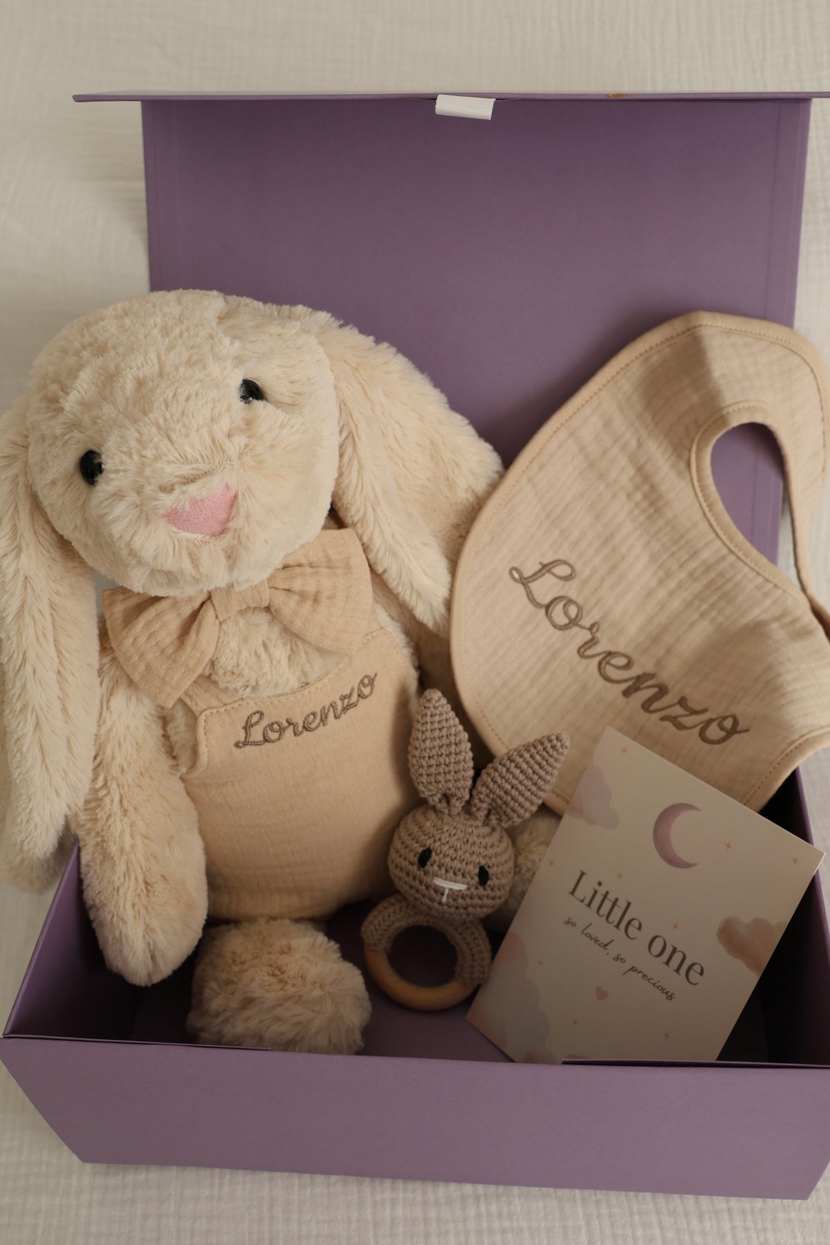 Personalised Bunny Keepsake Gift Set