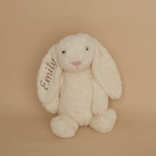 Personalised Bunny Soft Toy | Luxury Baby Gift