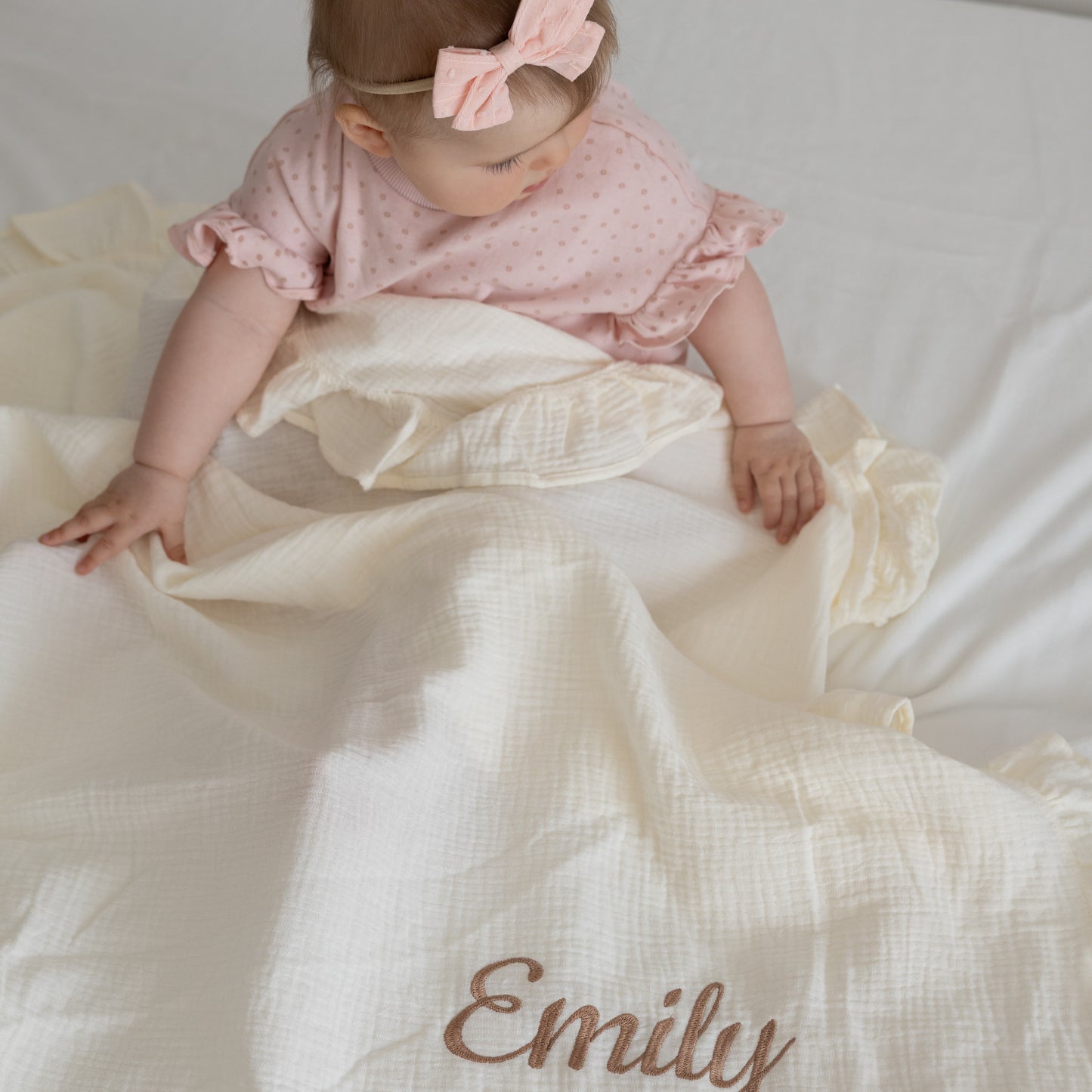 Luxury Personalised Bunny & Muslin Gift Set