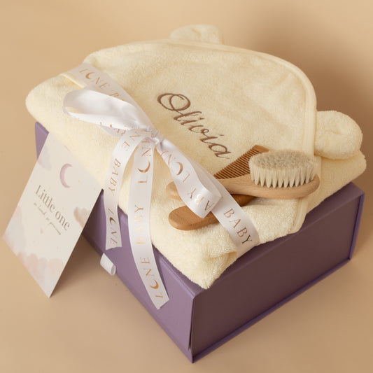 Personalised Hooded Towel Gift Set