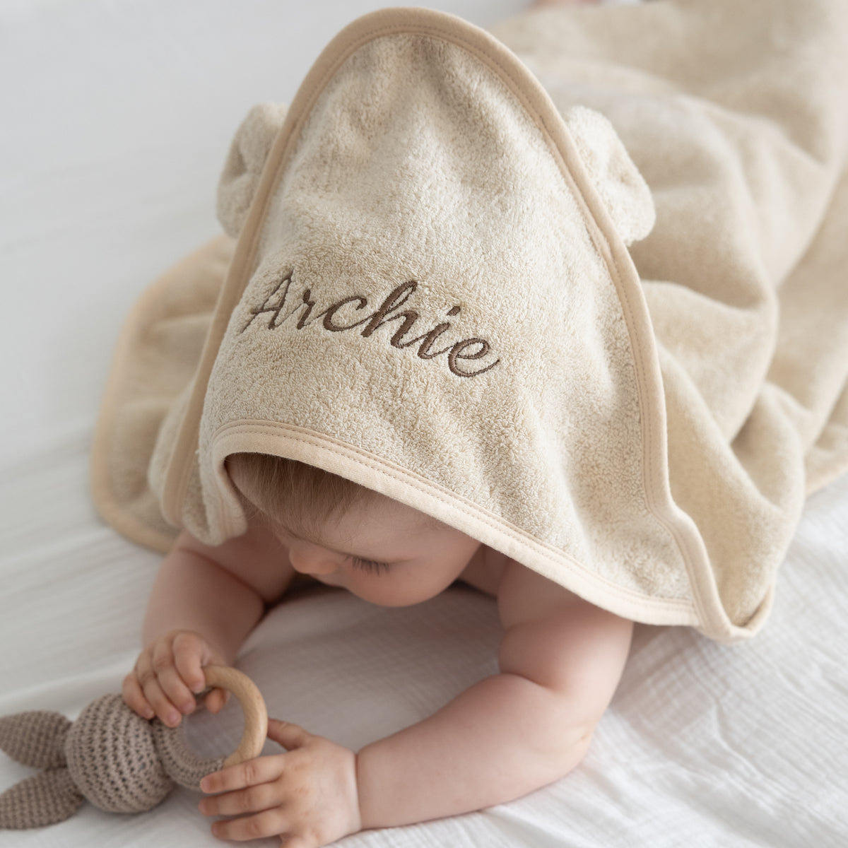 Personalised Hooded Towel Gift Set