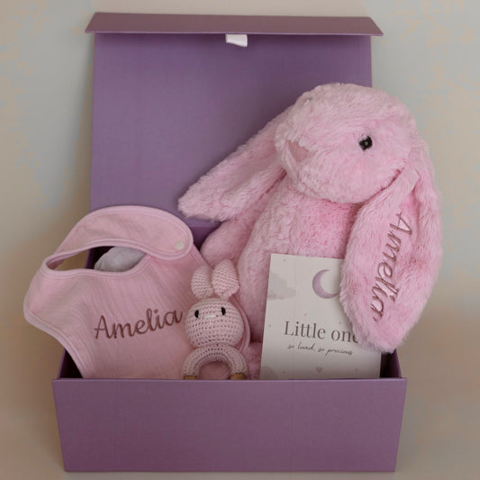 Personalised Bunny Keepsake Gift Set