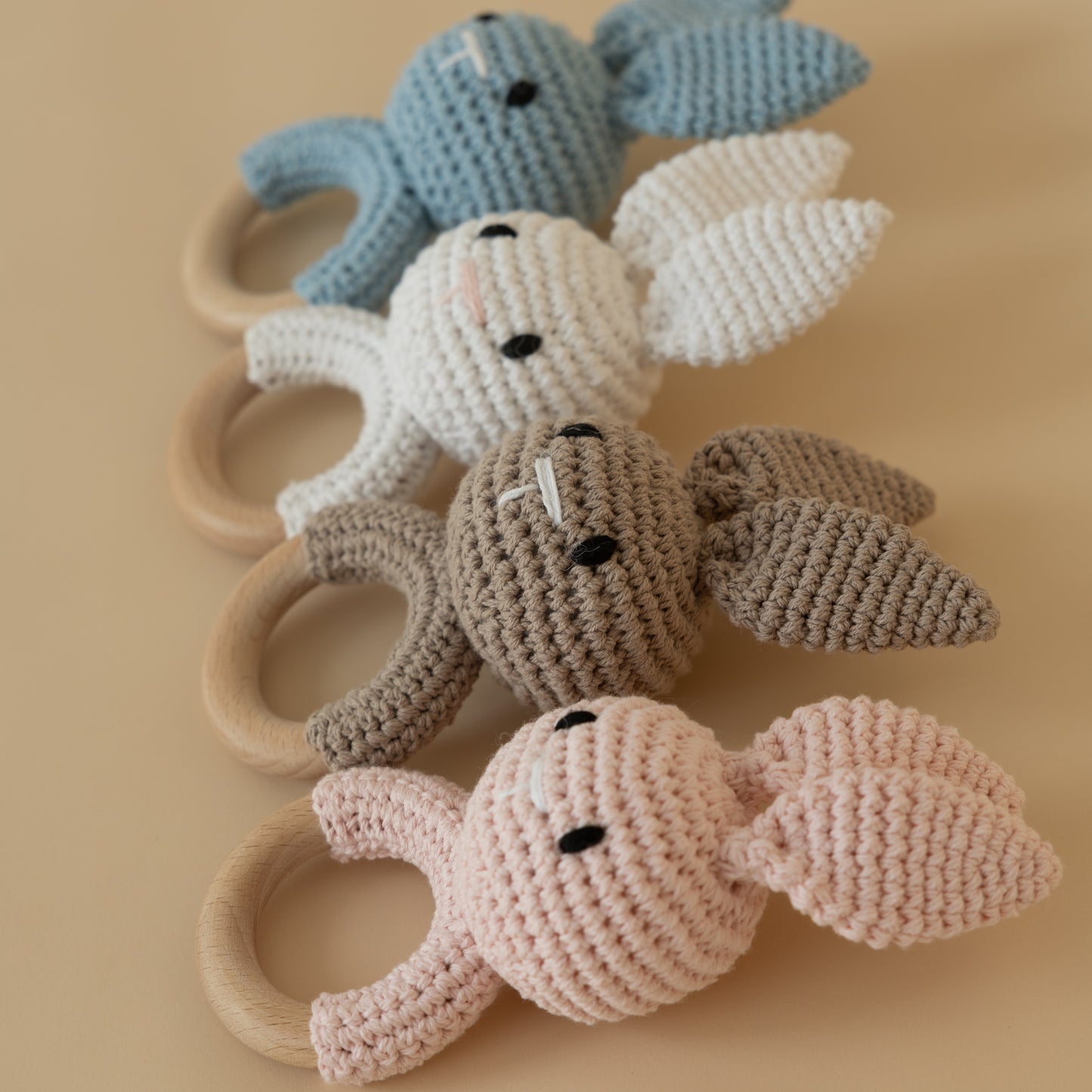 Crochet Bunny Teether