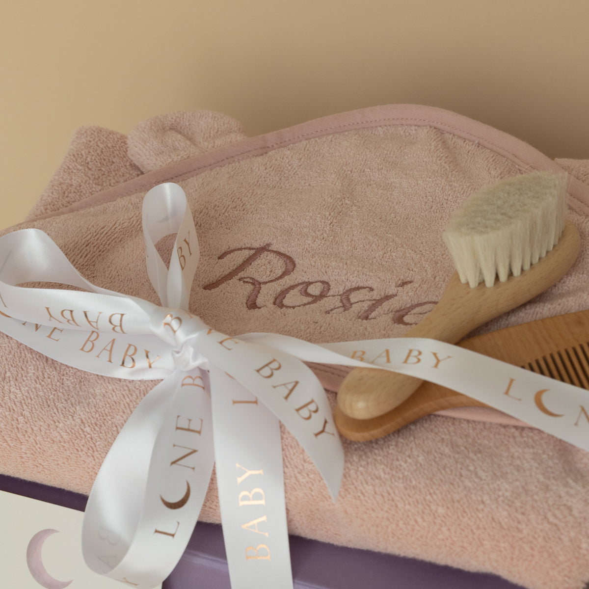Personalised Hooded Towel Gift Set