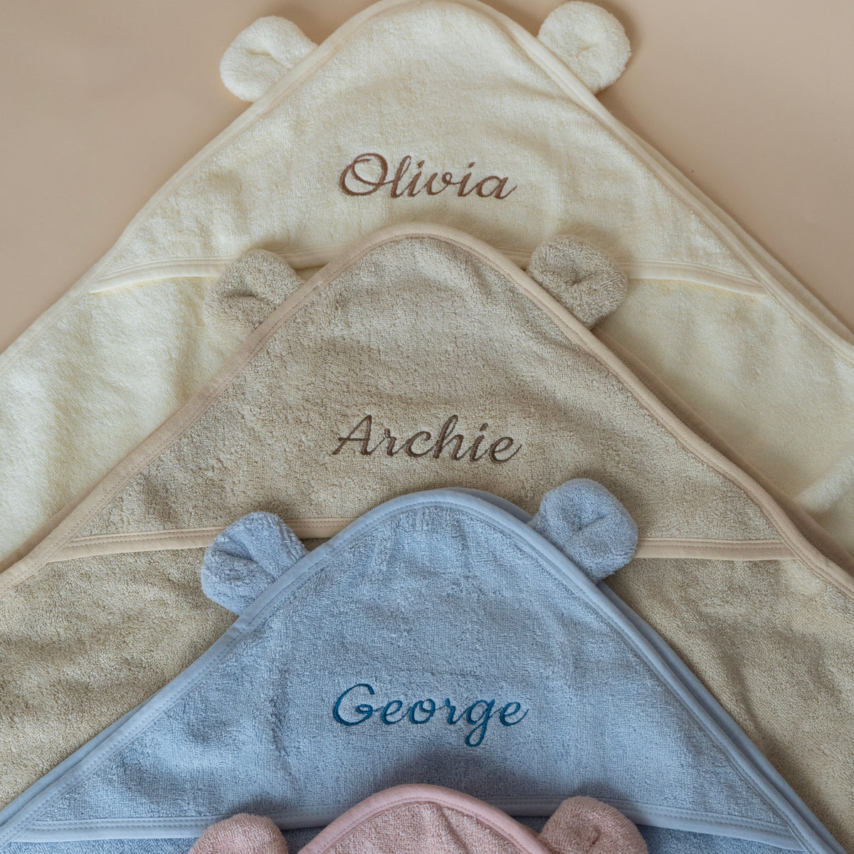 Personalised Hooded Towel Gift Set