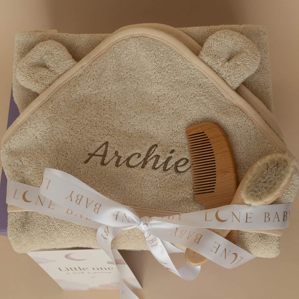 Personalised Hooded Towel Gift Set