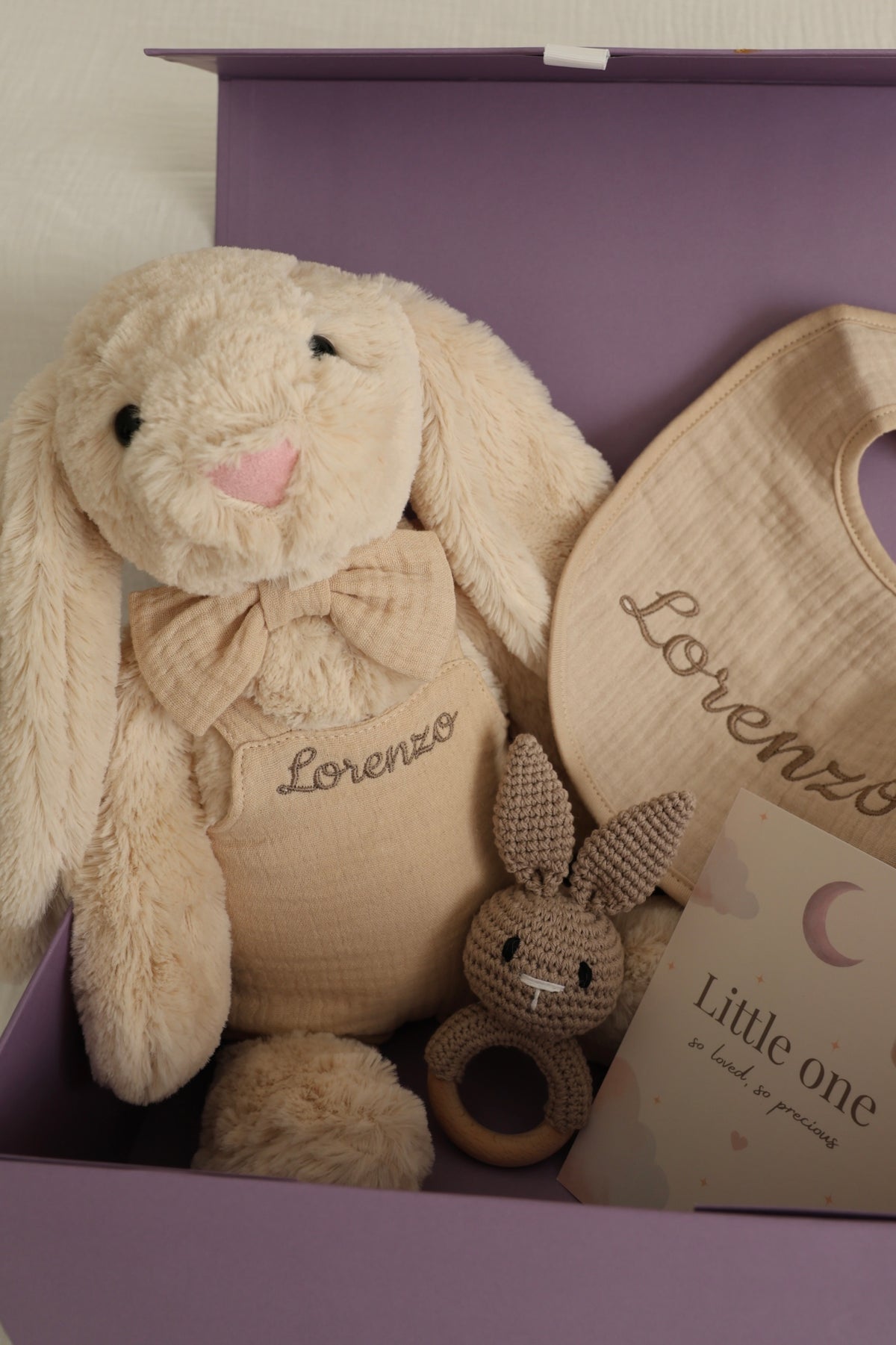 Personalised Bunny Keepsake Gift Set