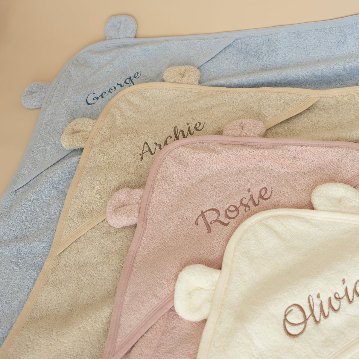 Personalised Hooded Towel Gift Set