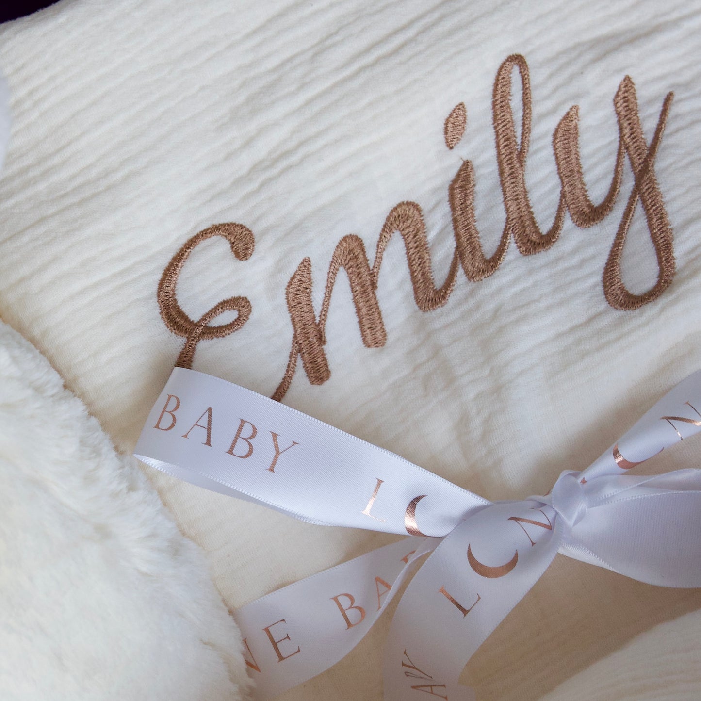Luxury Personalised Bunny & Muslin Gift Set